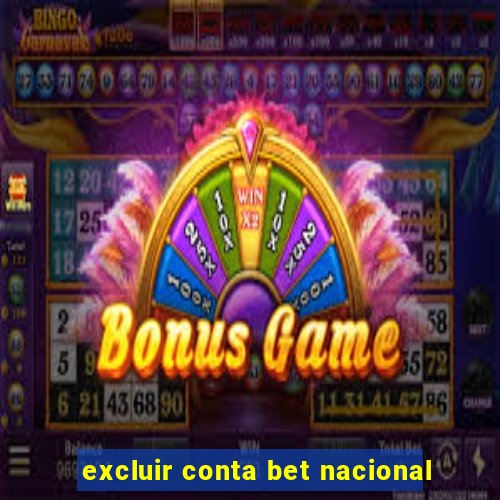 excluir conta bet nacional